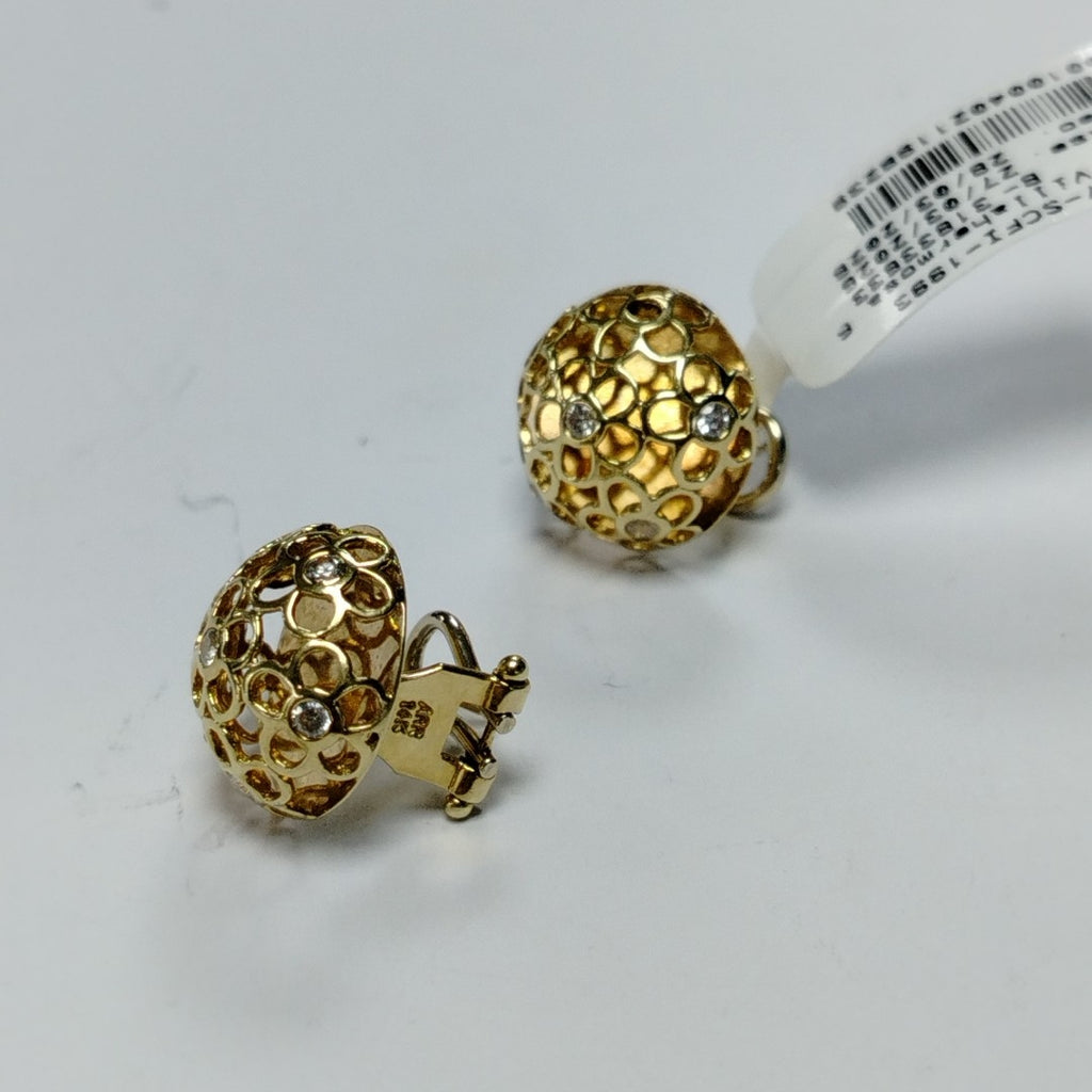 ARETES PAR ORO 14 K 6,00 GRMS (SEMINUEVO)