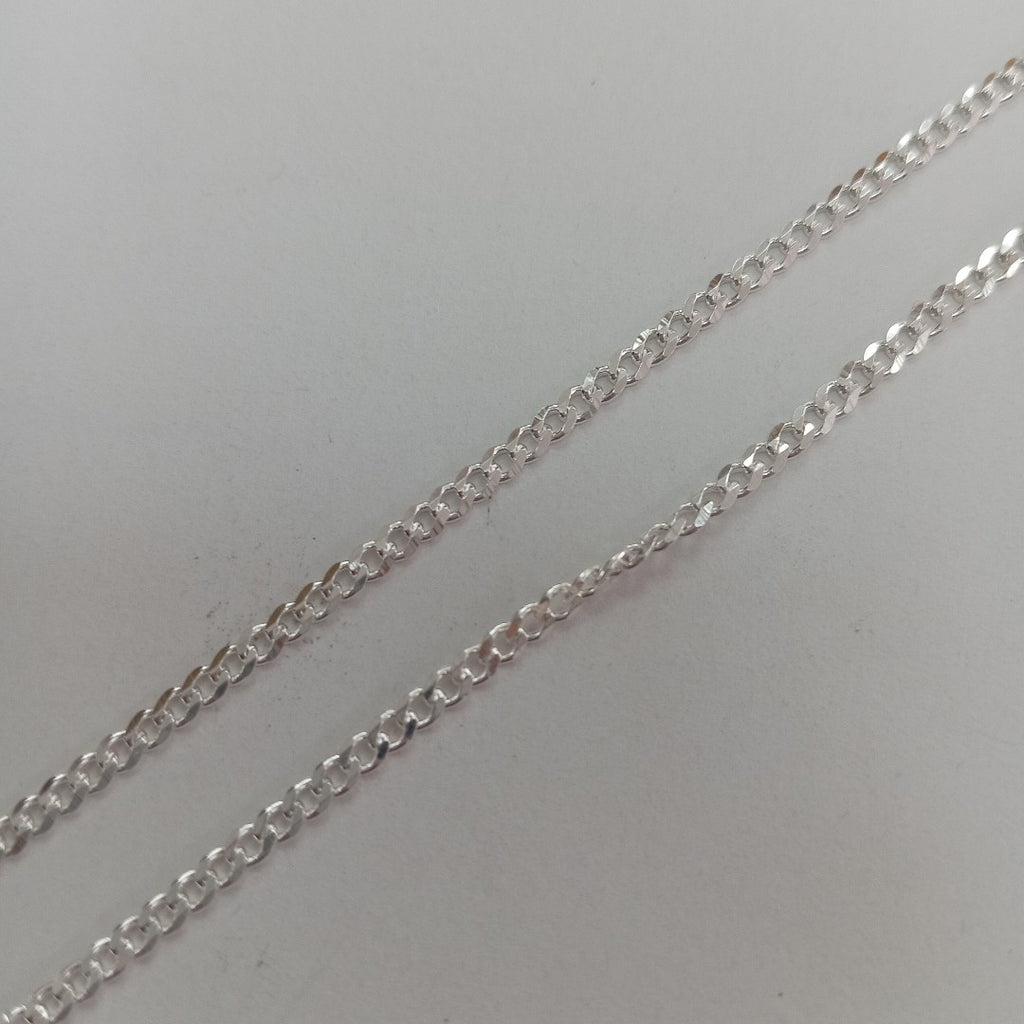 CADENA TEJIDO BARBADO PLATA .925 55 CM 5.2 GR (NUEVO)