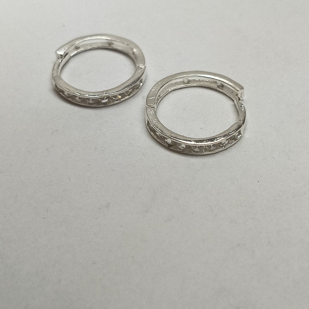 ARRACADAS C/CIRCONIAS PLATA .925 2.1 GR (NUEVO)