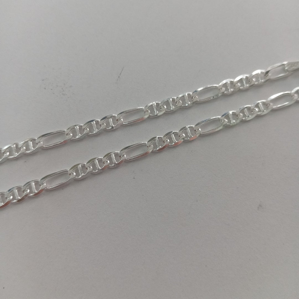 CADENA TEJIDO MARINERO PLATA .925 55 CM 8 GR (NUEVO)
