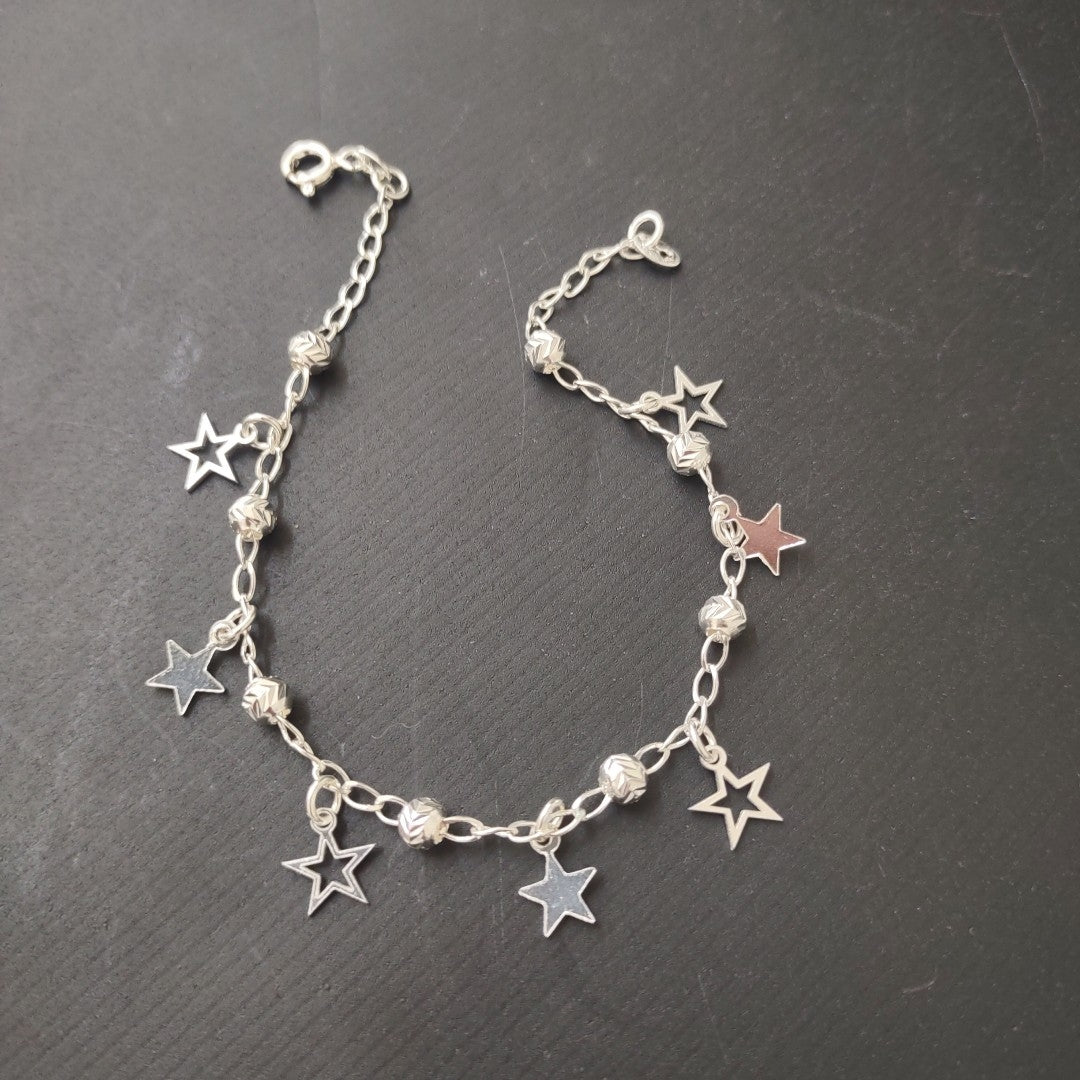 PULSERA TEJIDO ESPECIAL PLATA .925 18 CM 3.1 GR (NUEVO)