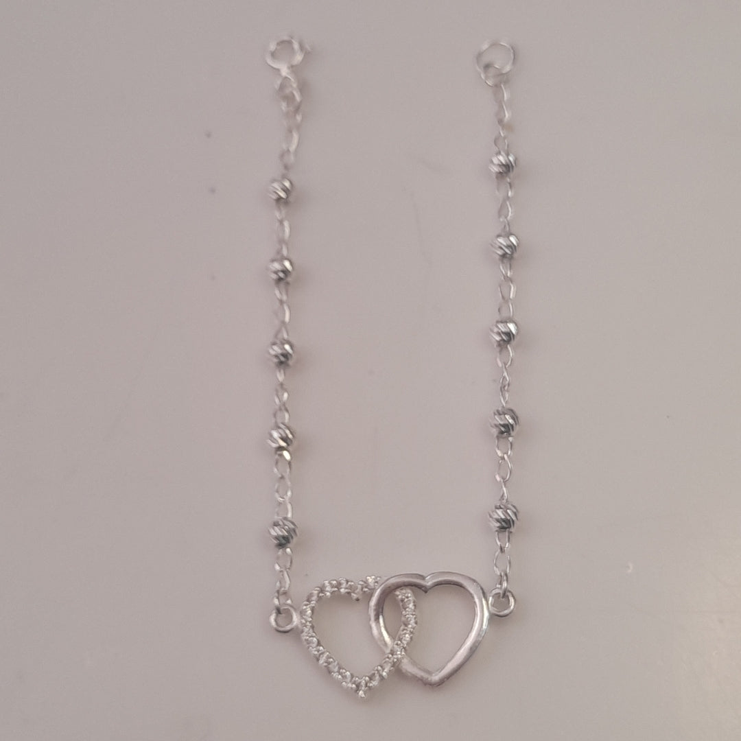 PULSERA TEJIDO TEJIDO ESPECIAL PLATA .925 18 CM 4.1 GR (NUEVO)