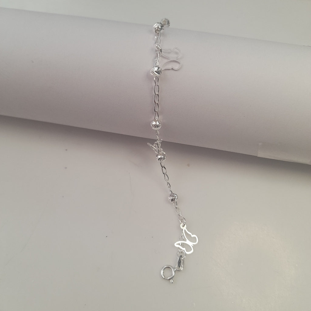 PULSERA TEJIDO ESPECIAL PLATA .925 18 CM 2.8 GR (NUEVO)