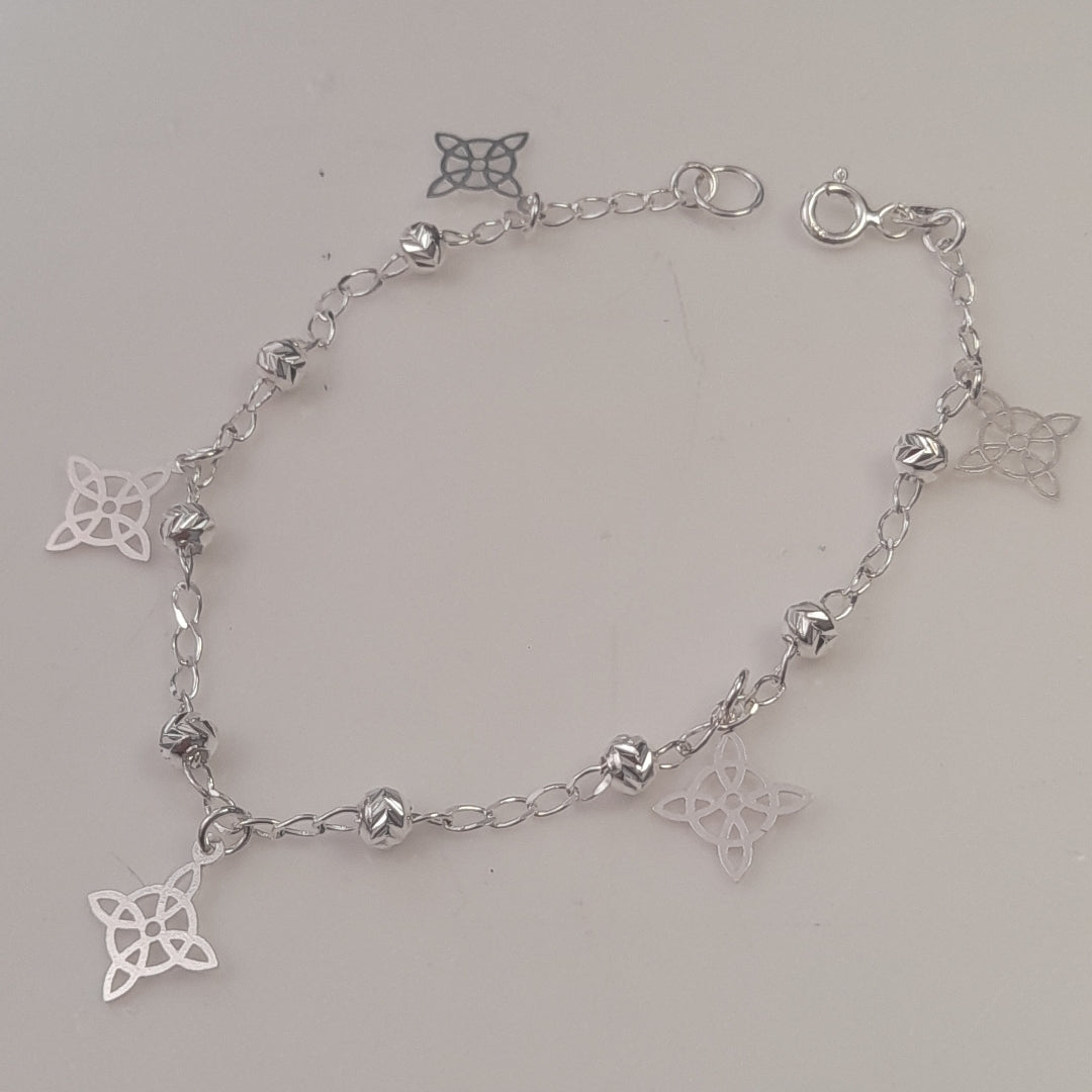 PULSERA TEJIDO ESPECIAL PLATA .925 18 CM 3.1 GR (NUEVO)