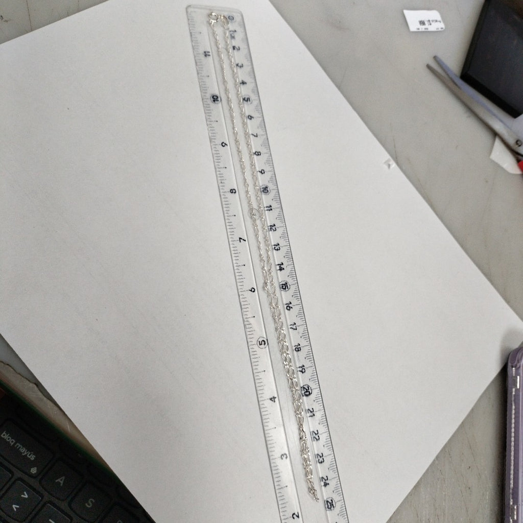 CADENA TEJIDO 1X1 PLATA .925 50 CM 2.9 GR (NUEVO)