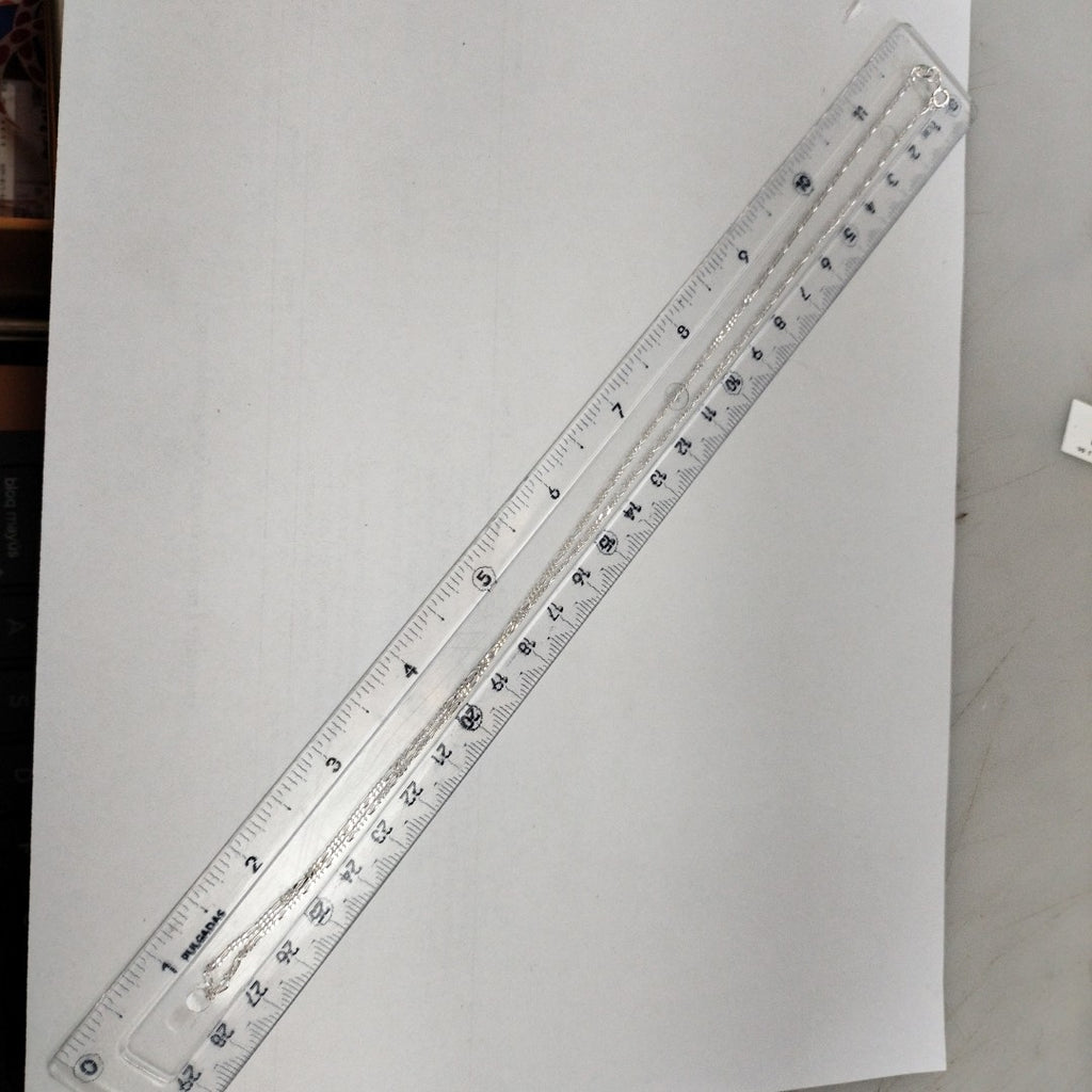 CADENA TEJIDO 3X1 PLATA .925 55 CM 2.2 GR (NUEVO)