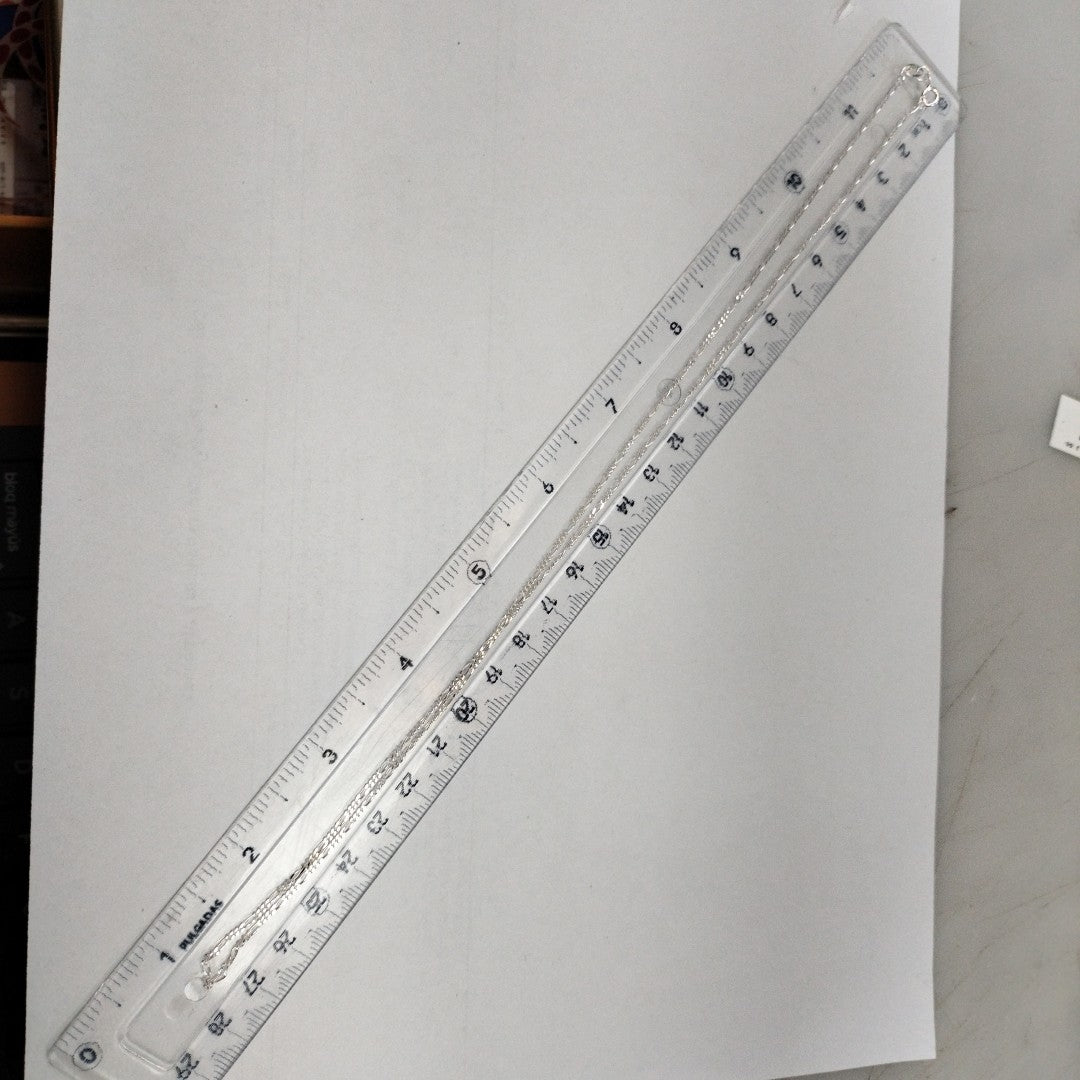 CADENA TEJIDO 3X1 PLATA .925 55 CM 2.2 GR (NUEVO)