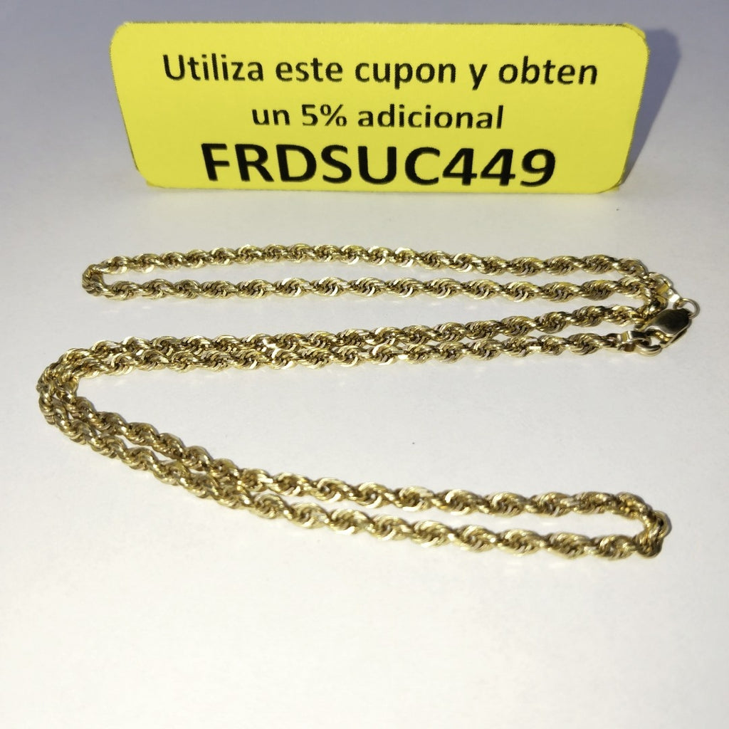 CADENA ORO 10 K 9.9 GRMS (SEMINUEVO)