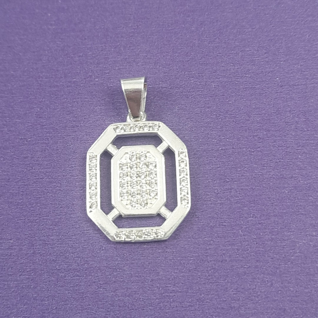 DIJE C/CIRCONIAS PLATA .925 3.4 GR (NUEVO)
