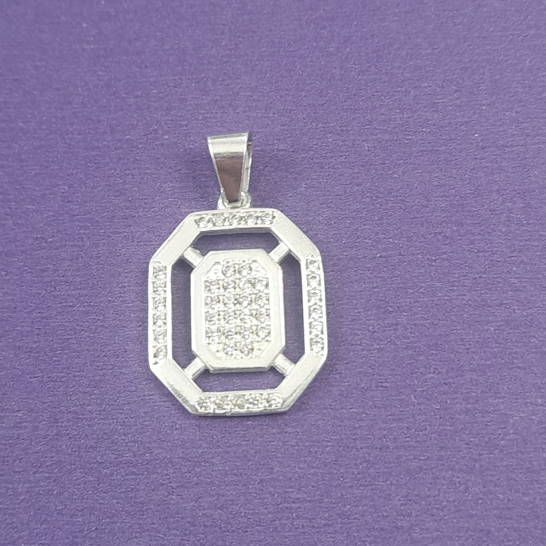 DIJE C/CIRCONIAS PLATA .925 3.4 GR (NUEVO)