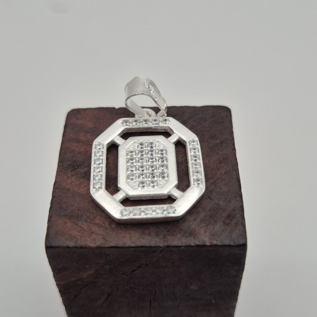 DIJE C/CIRCONIAS PLATA .925 3.5 GR (NUEVO)