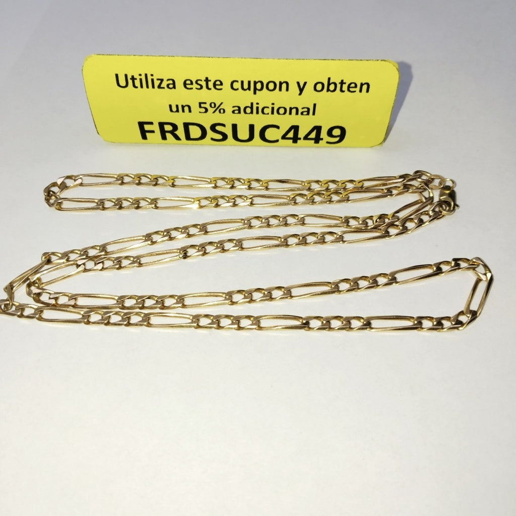 CADENA ORO 14 K 19.7 GRMS (SEMINUEVO)