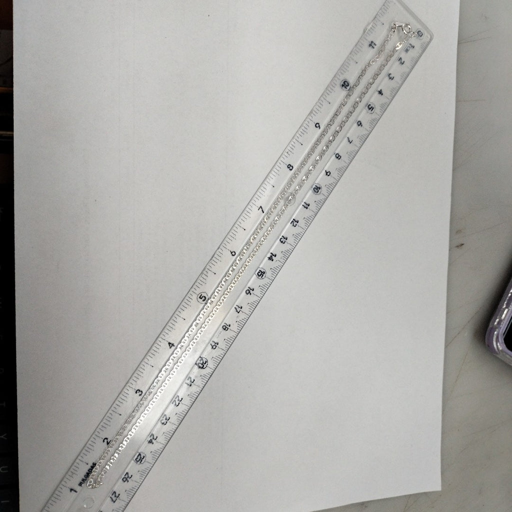 CADENA TEJIDO GUCHI PLATA .925 55 CM 3.5 GR (NUEVO)