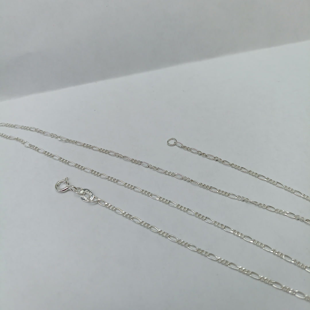 CADENA TEJIDO 3X1 PLATA .925 50 CM 2.2 GR (NUEVO)