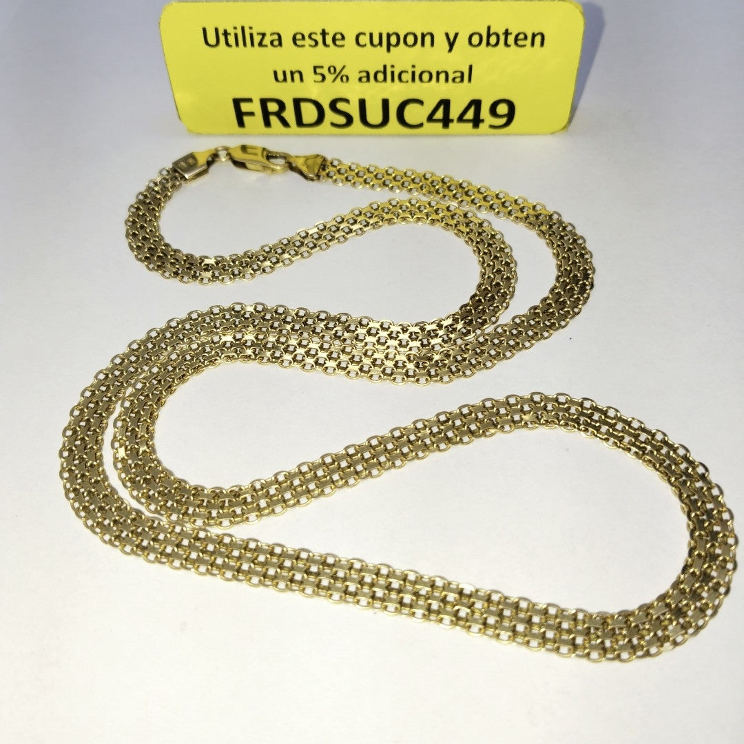 CADENA ORO 18 K 23.4 GRMS (SEMINUEVO)