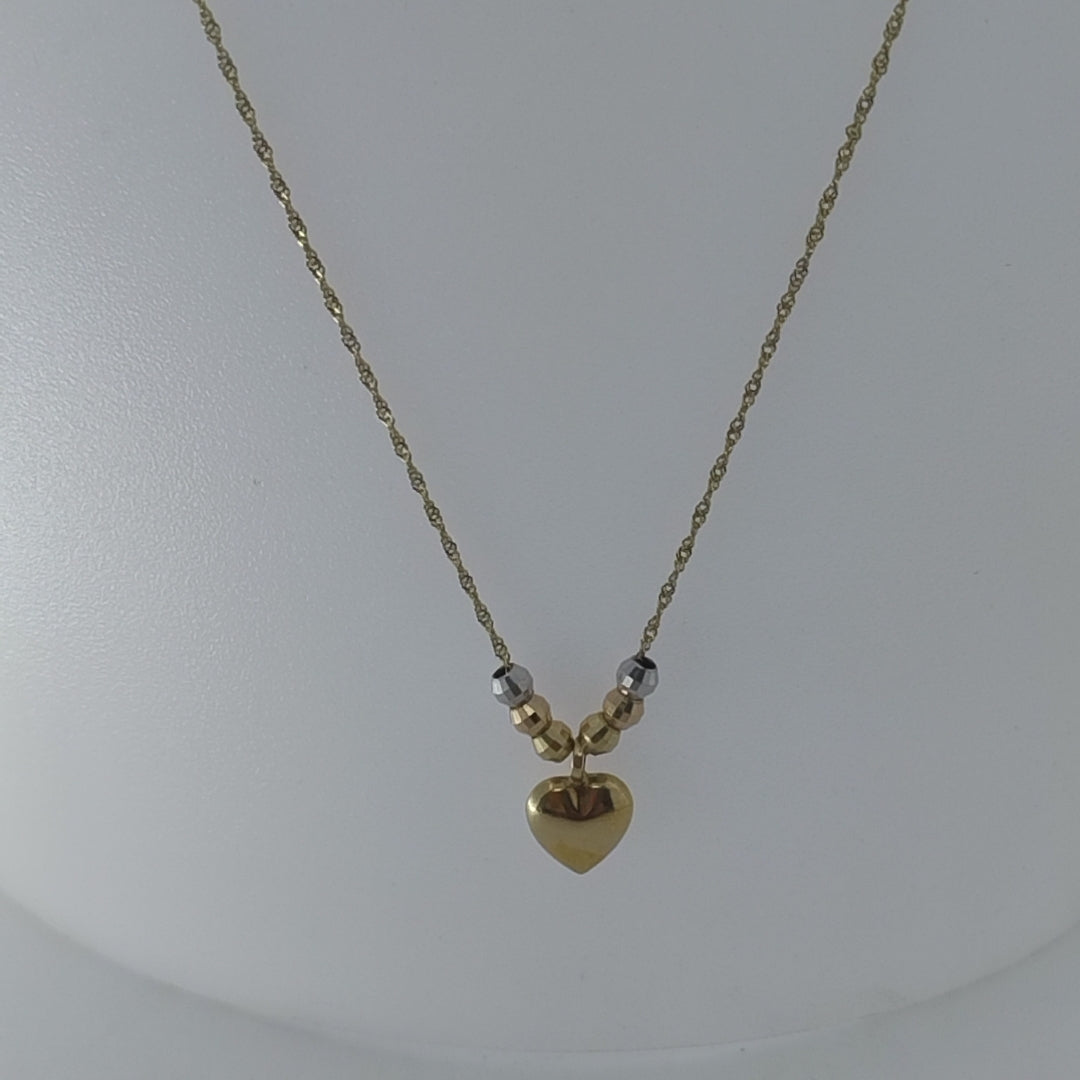 GARGANTILLA ORO, ORO COMBINADO 14 K 1.6 GRMS (SEMINUEVO)