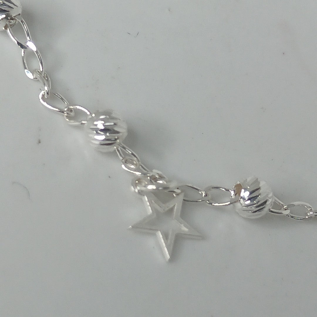 PULSERA TEJIDO ESPECIAL PLATA .925 18 CM 2.7 GR (NUEVO)