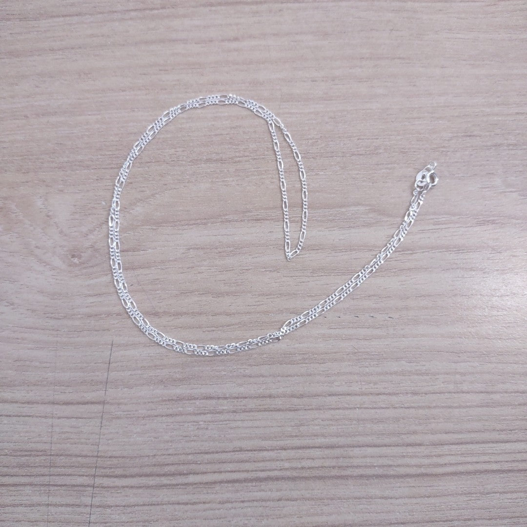 CADENA TEJIDO 3X1 PLATA .925 55 CM 2.3 GR (NUEVO)