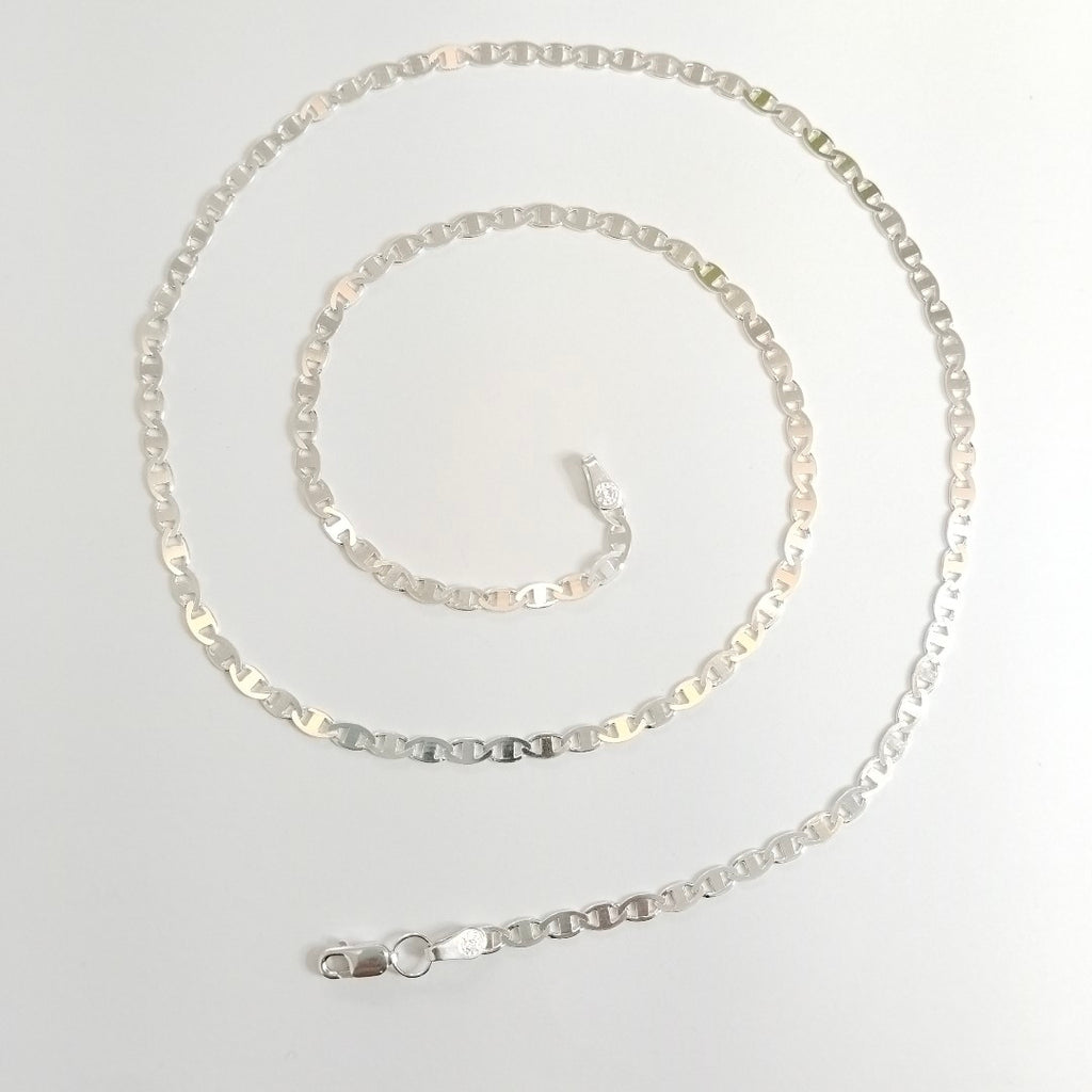CADENA TEJIDO GUCHI PLATA .925 60 CM 9 GR (NUEVO)