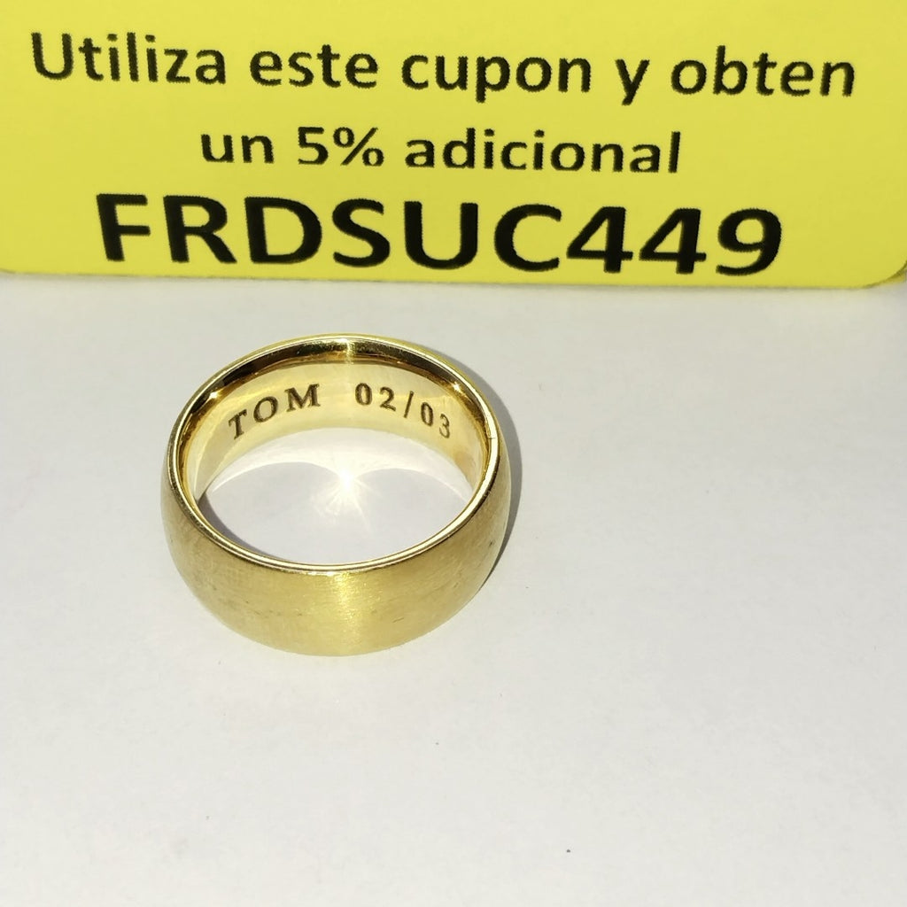 ARGOLLA ORO 14 K 16.2 GRMS (SEMINUEVO)