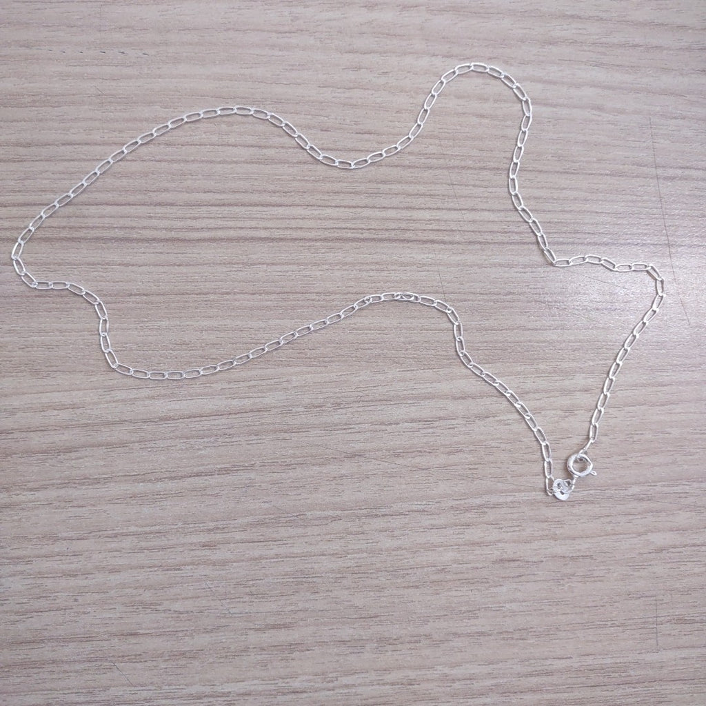 CADENA TEJIDO ESLABONES PLATA .925 50 CM 2.6 GR (NUEVO)