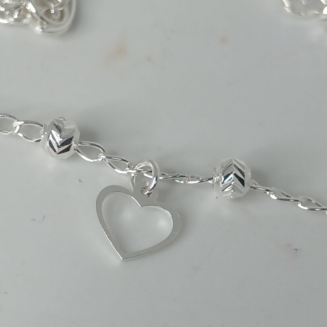 PULSERA TEJIDO ESPECIAL PLATA .925 18 CM 2.7 GR (NUEVO)