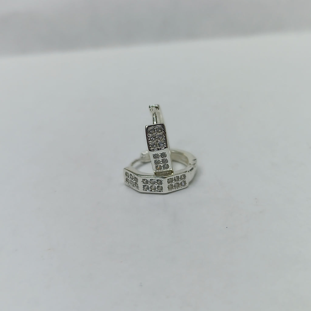 ARRACADAS C/CIRCONIAS PLATA .925 2.6 GR (NUEVO)