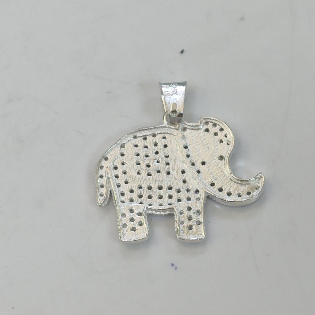 DIJE ELEFANTE C/CIRCONIAS PLATA .925 5.2 GR (NUEVO)