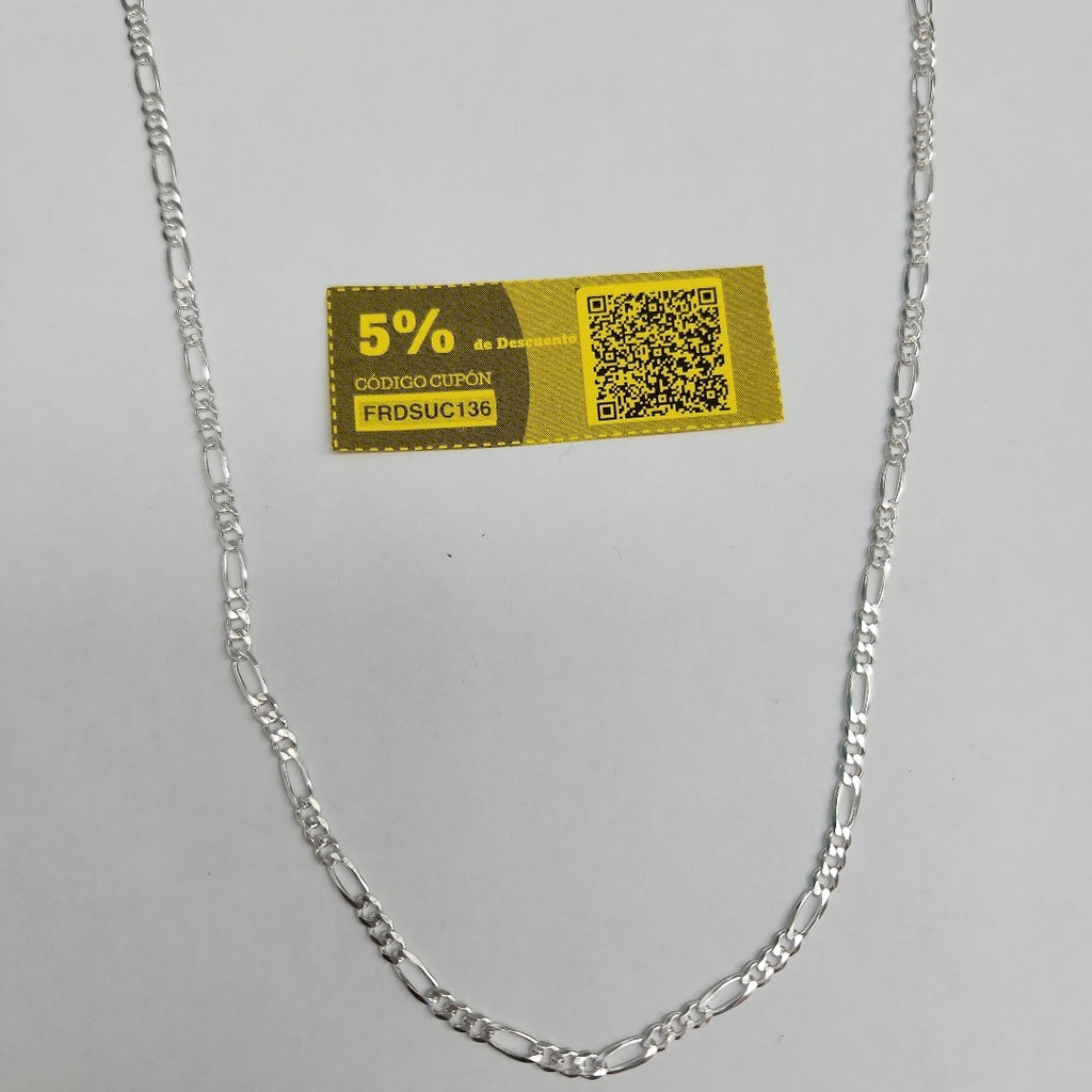 CADENA TEJIDO 3X1 PLATA .925 50 CM 6.6 GR (NUEVO)