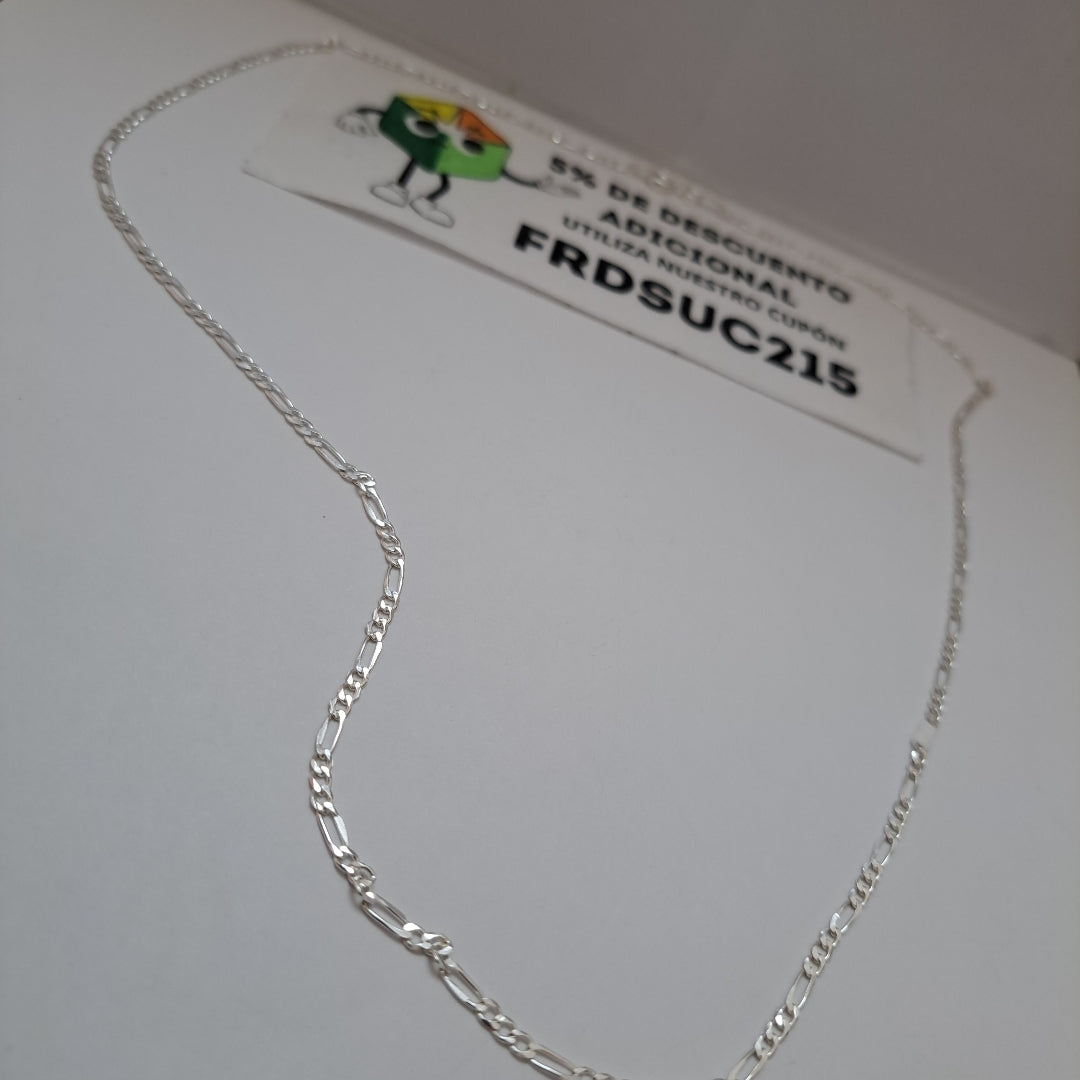CADENA TEJIDO 3X1 PLATA .925 55 CM 4.3 GR (NUEVO)