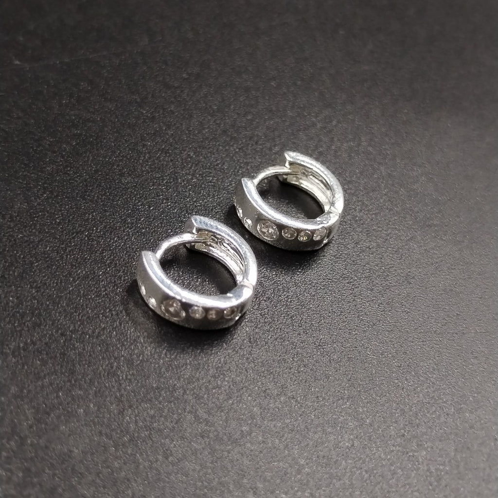 ARRACADAS C/CIRCONIAS PLATA .925 2.1 GR (NUEVO)