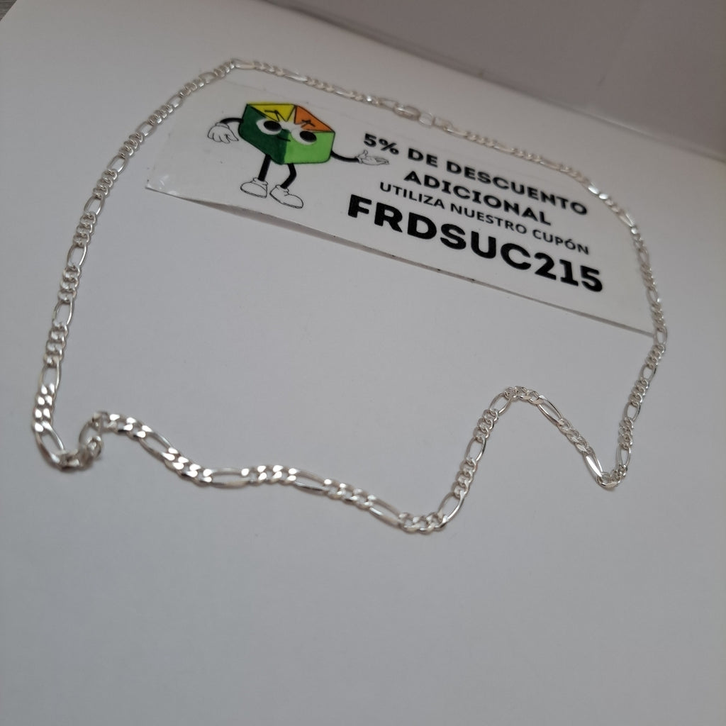 CADENA TEJIDO 3X1 PLATA .925 50 CM 6.9 GR (NUEVO)
