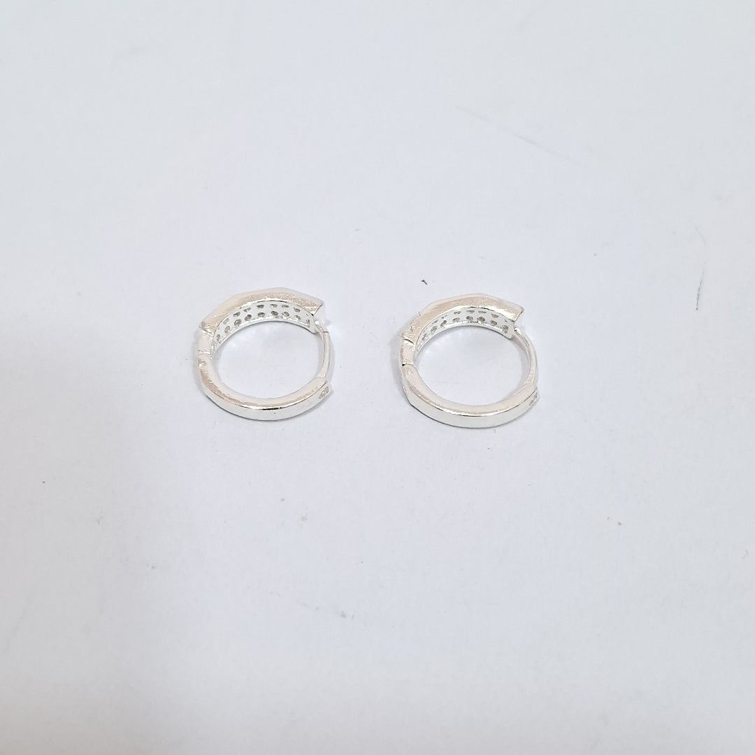 ARRACADAS C/CIRCONIAS PLATA .925 2.5 GR (NUEVO)