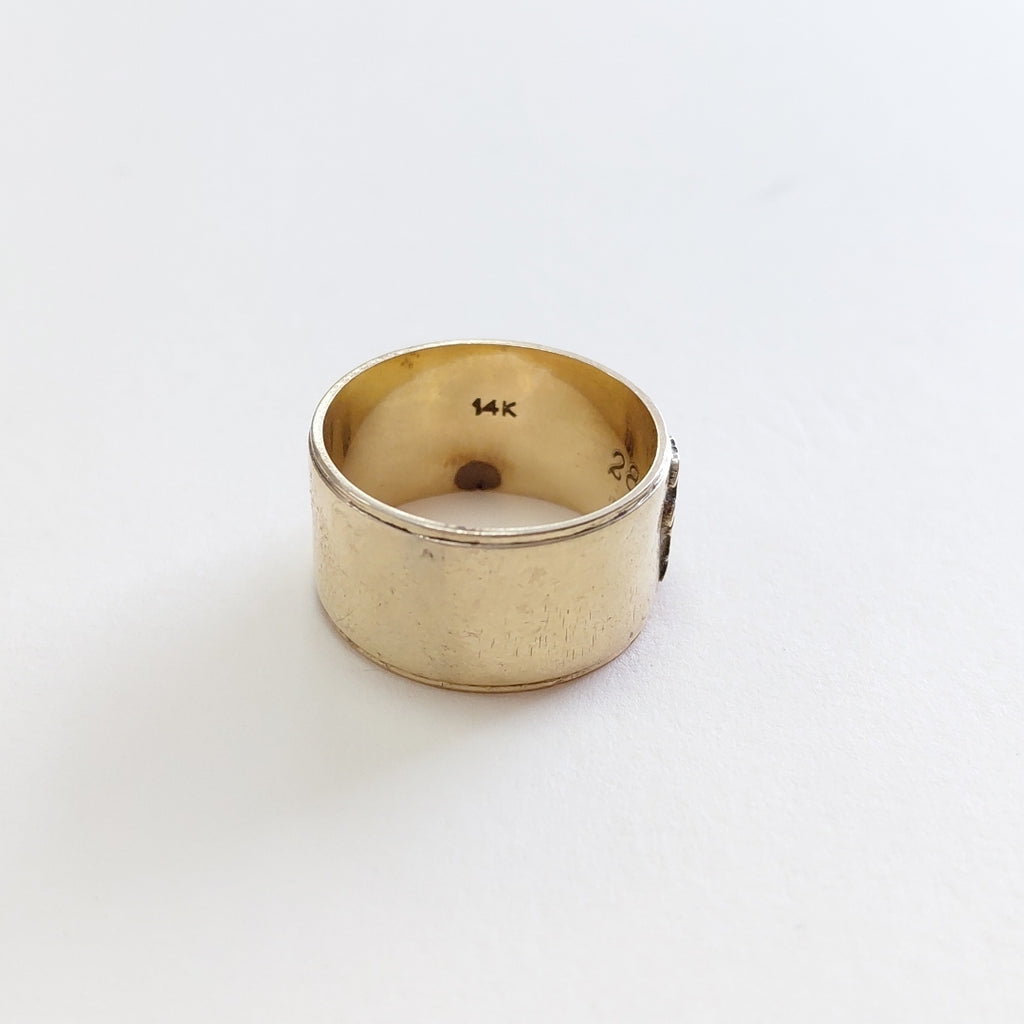 ANILLO ORO 14 K 6.4 GRMS (SEMINUEVO)