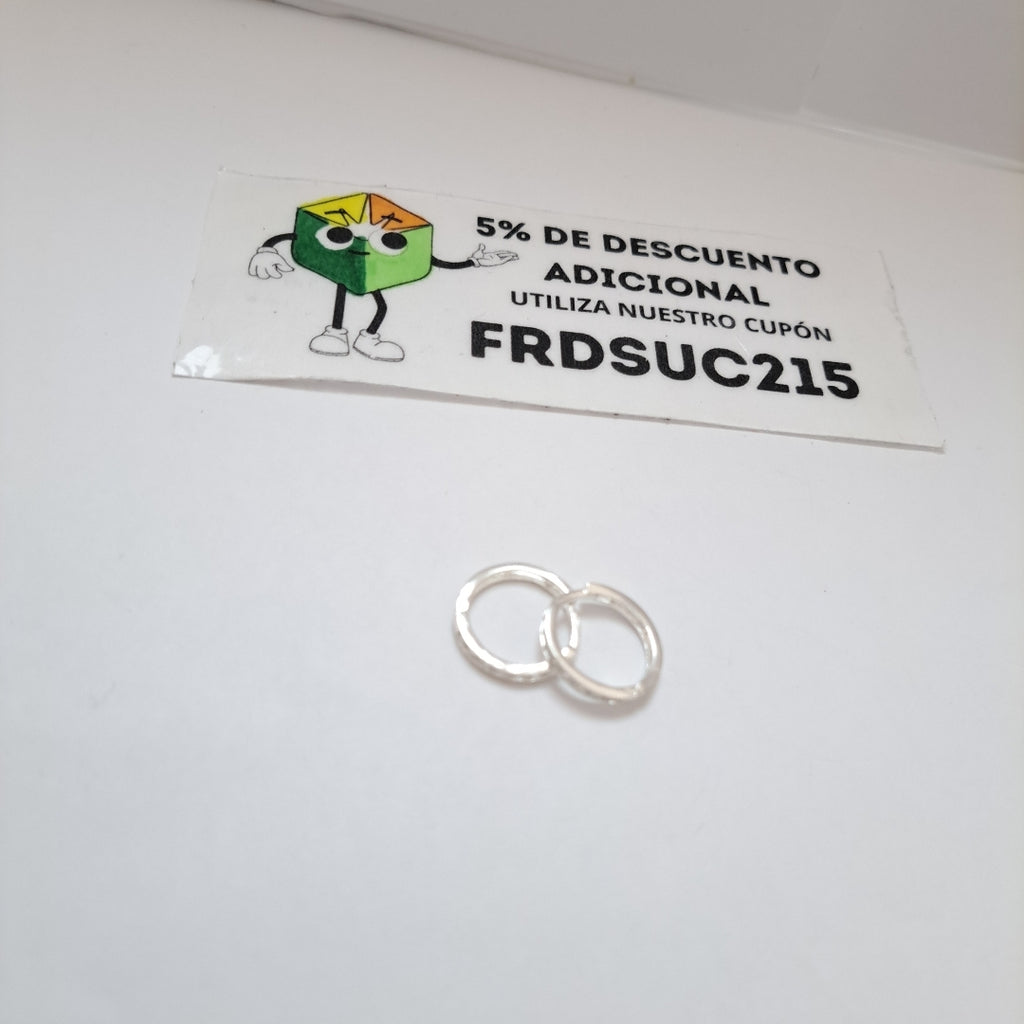 ARRACADAS C/CIRCONIAS PLATA .925 2.1 GR (NUEVO)