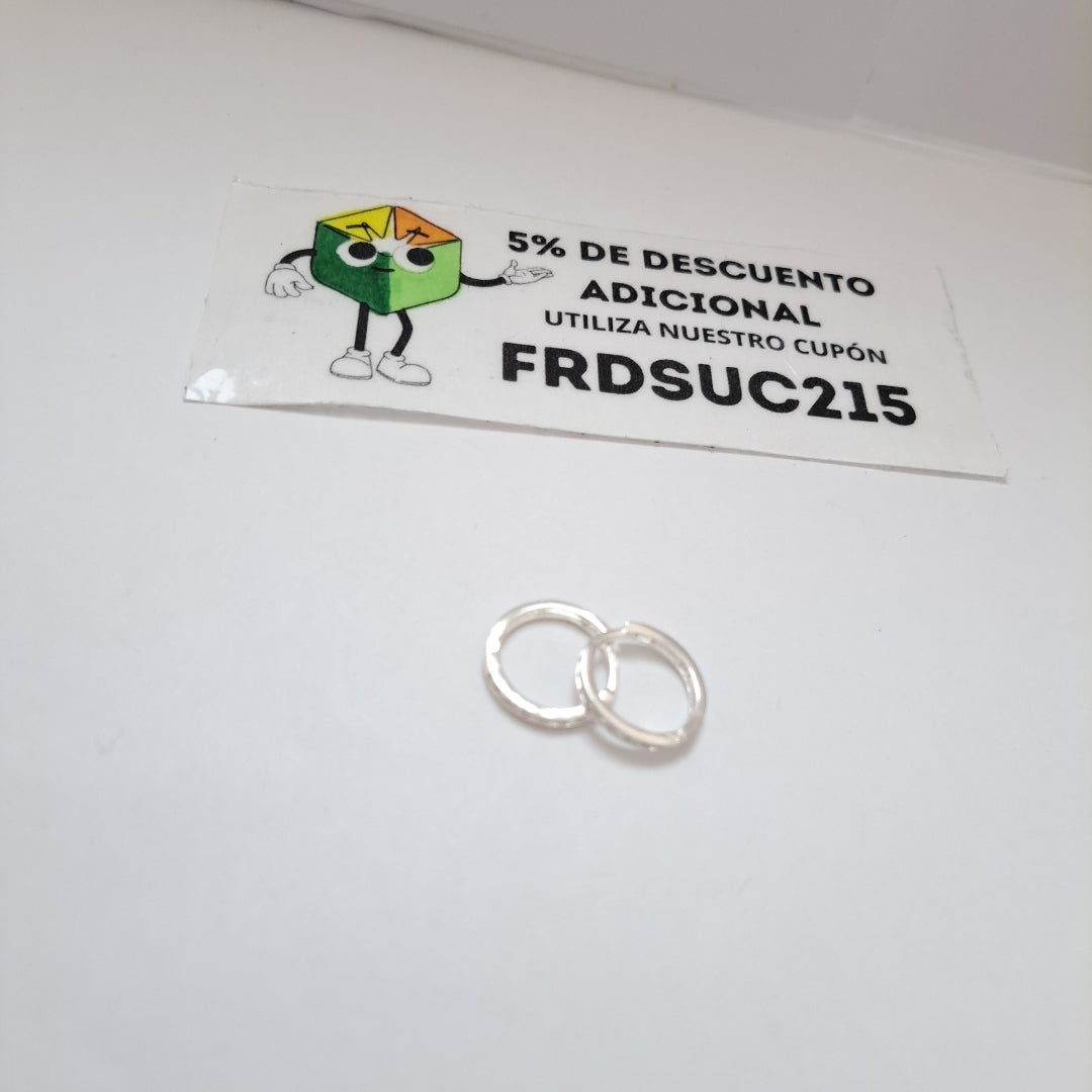 ARRACADAS C/CIRCONIAS PLATA .925 2.1 GR (NUEVO)