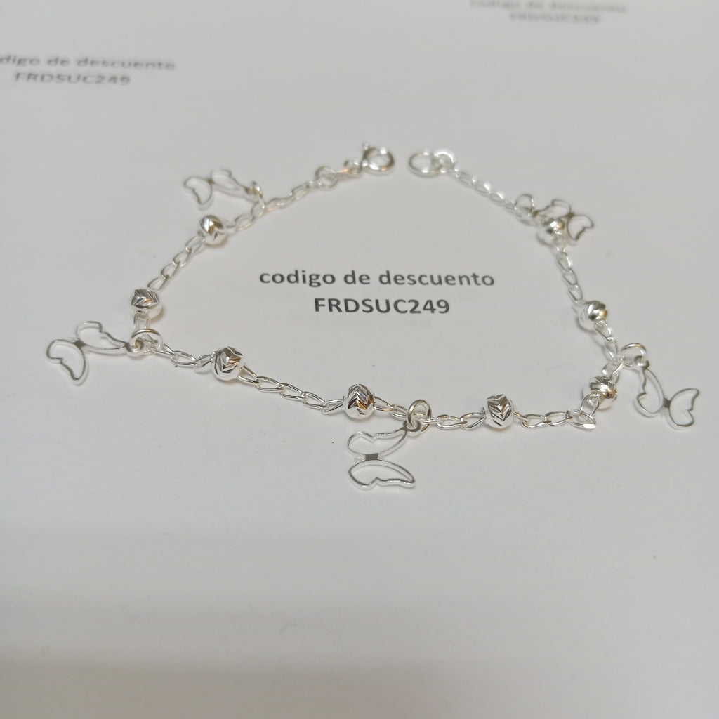 PULSERA TEJIDO ESPECIAL PLATA .925 18 CM 2.9 GR (NUEVO)