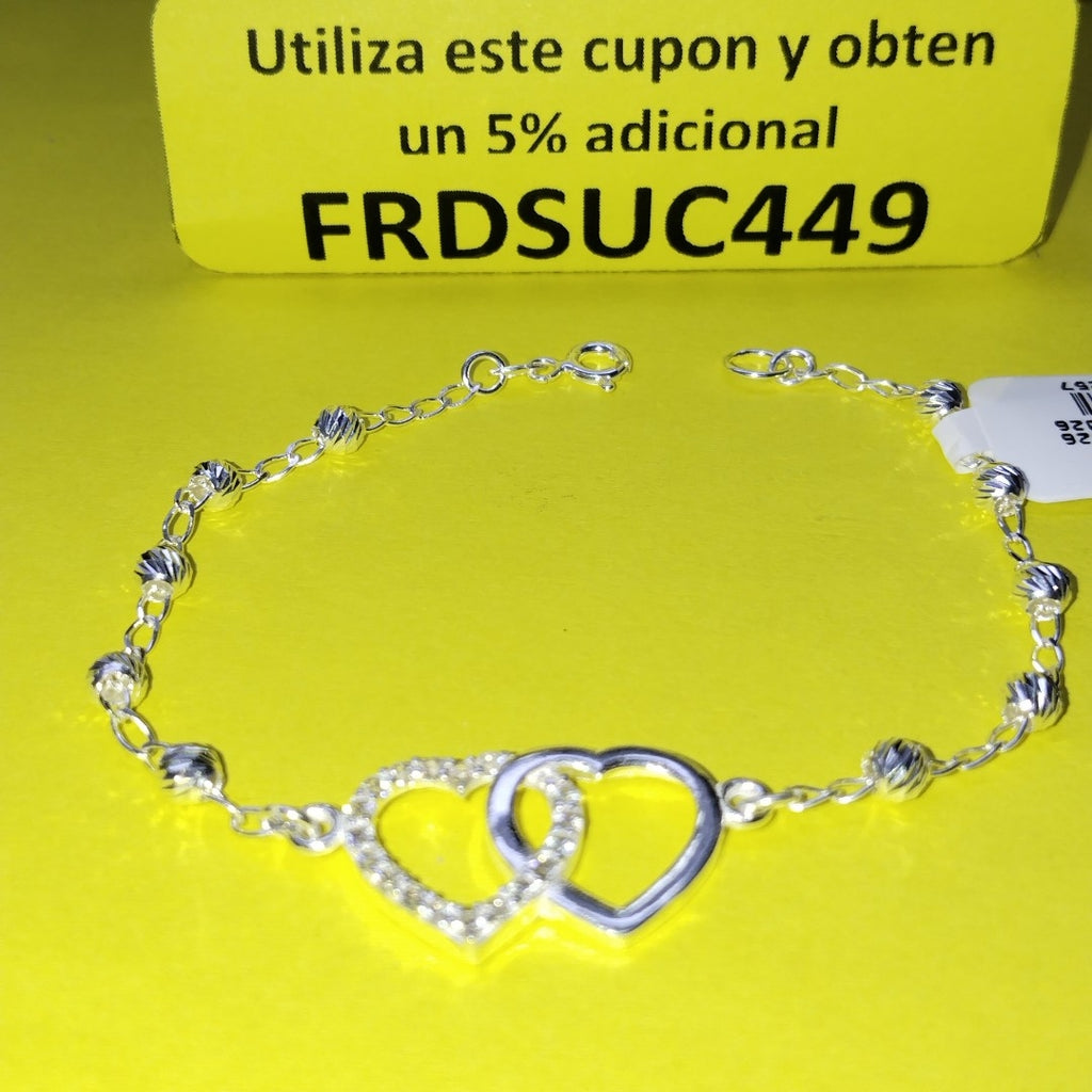 PULSERA TEJIDO TEJIDO ESPECIAL PLATA .925 18 CM 4 GR (NUEVO)