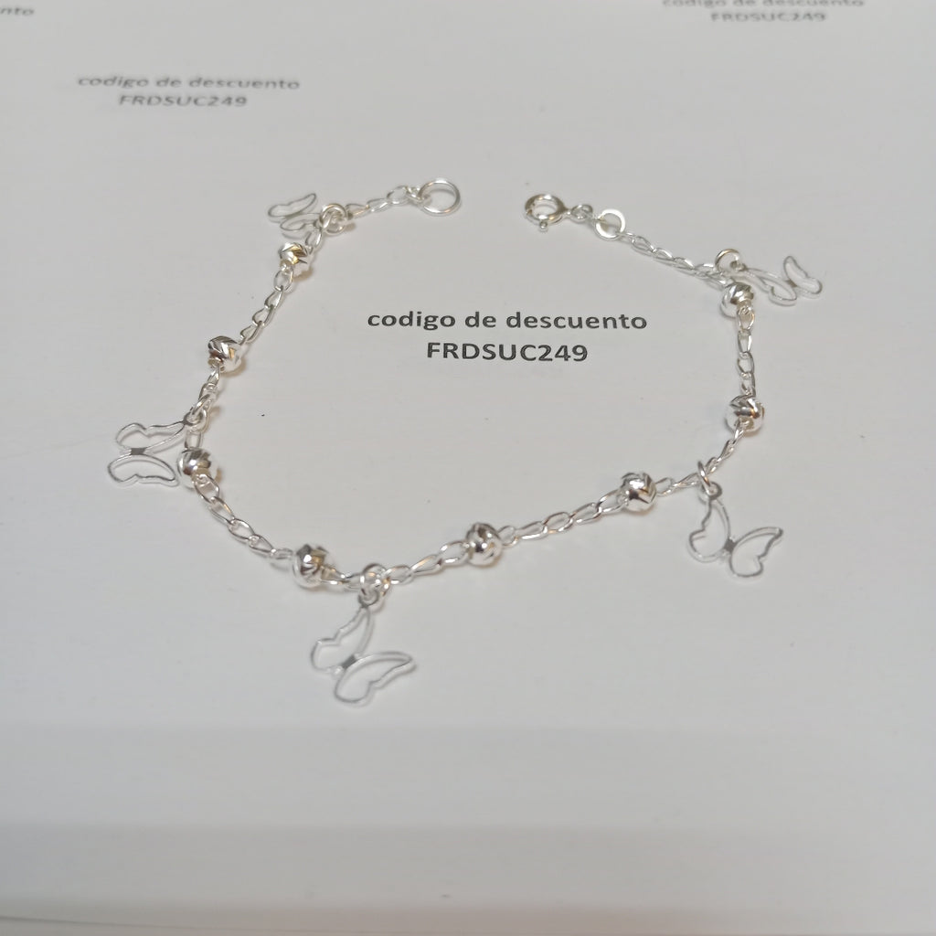 PULSERA TEJIDO ESPECIAL PLATA .925 18 CM 2.8 GR (NUEVO)