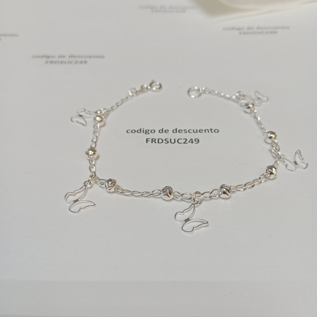PULSERA TEJIDO ESPECIAL PLATA .925 18 CM 2.9 GR (NUEVO)