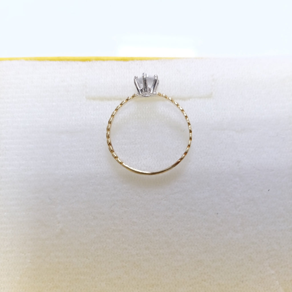 SOLITARIO ORO 14 K 1 GRMS (SEMINUEVO)