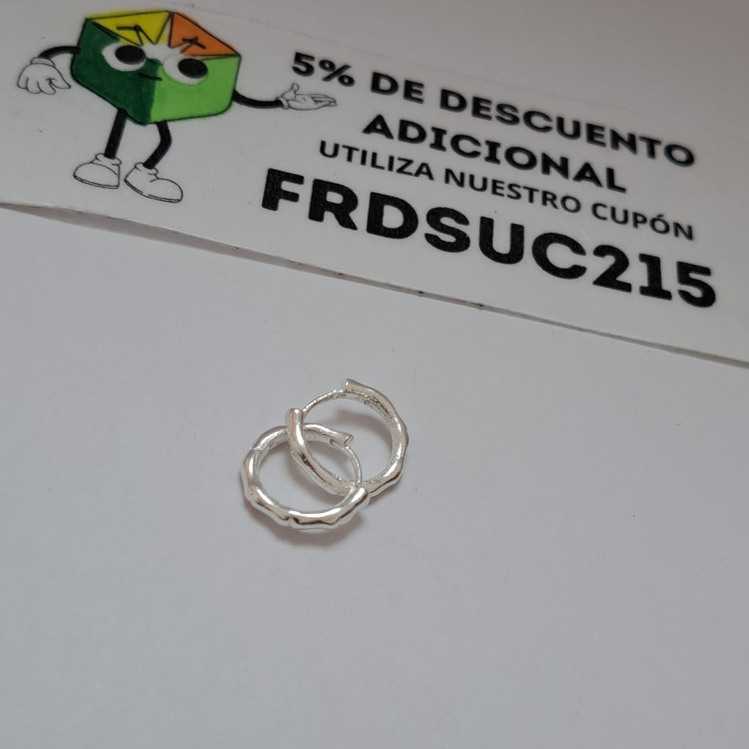 ARRACADAS ESPECIAL PLATA .925 2.9 GR (NUEVO)