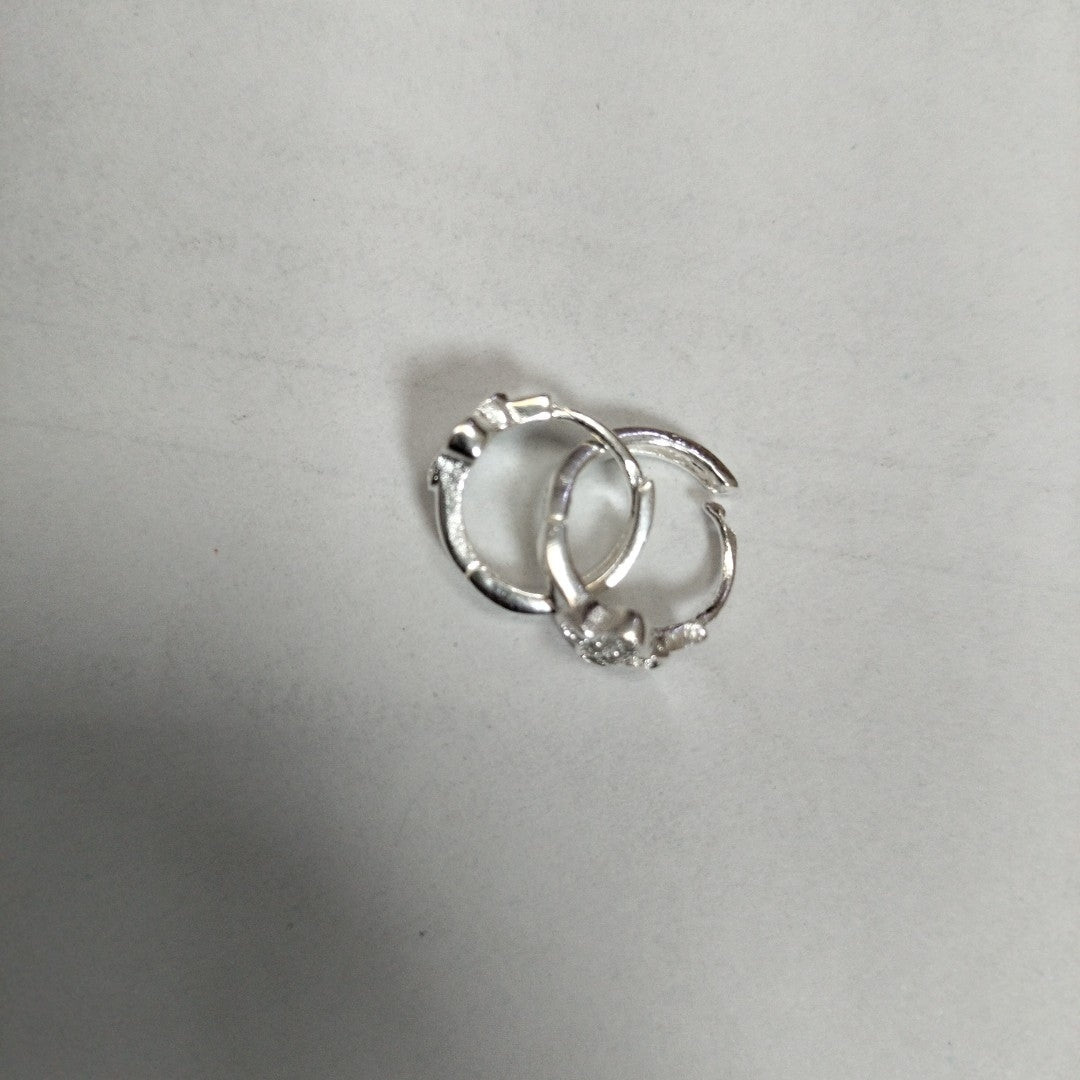 ARRACADAS C/CIRCONIAS PLATA .925 1.9 GR (NUEVO)