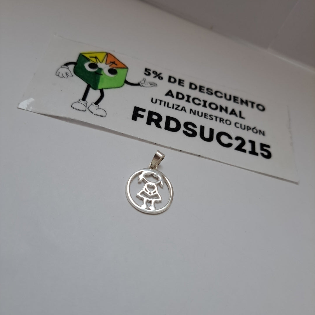 DIJE NIÑA PLATA .925 2.1 GR (NUEVO)