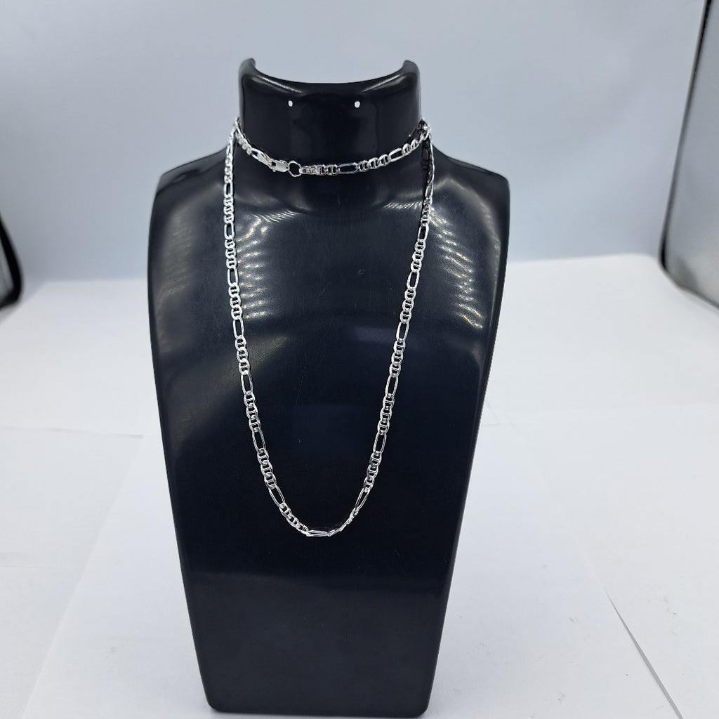 CADENA TEJIDO MARINERO PLATA .925 55 CM 8.1 GR (NUEVO)
