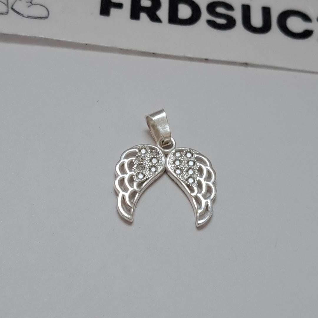 DIJE ALAS C/CIRCONIAS PLATA .925 2.2 GR (NUEVO)