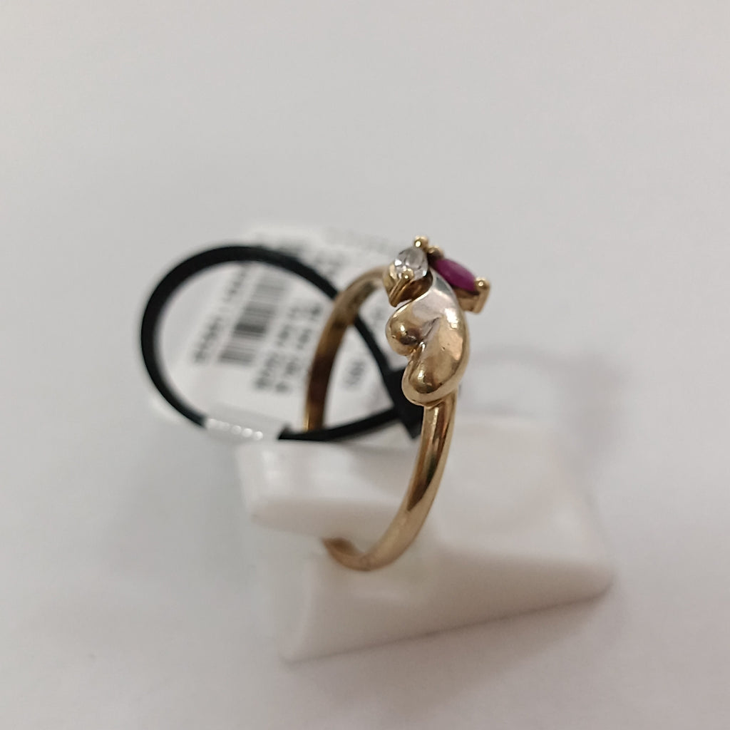 ANILLO ORO 14 K 2 GRMS (SEMINUEVO)