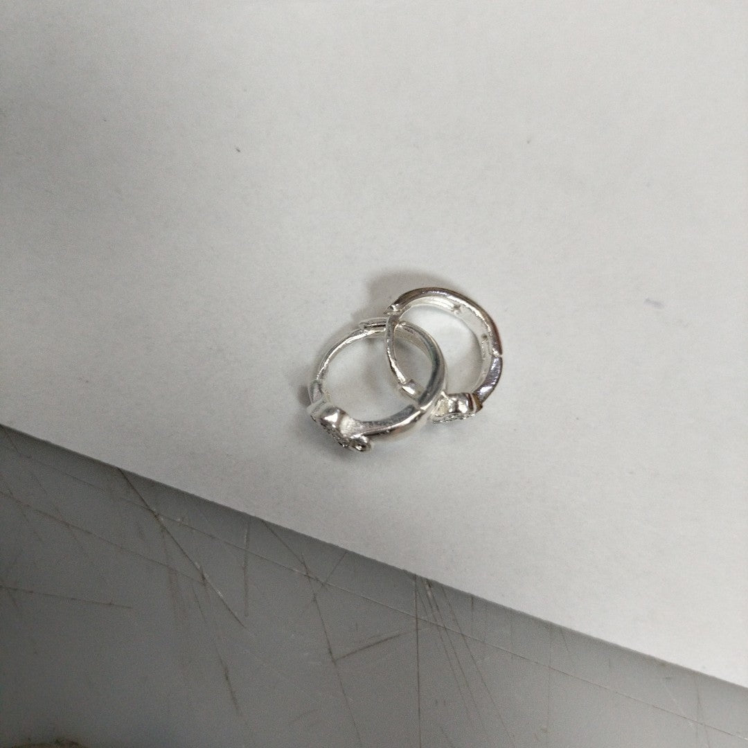ARRACADAS C/CIRCONIAS PLATA .925 1.9 GR (NUEVO)