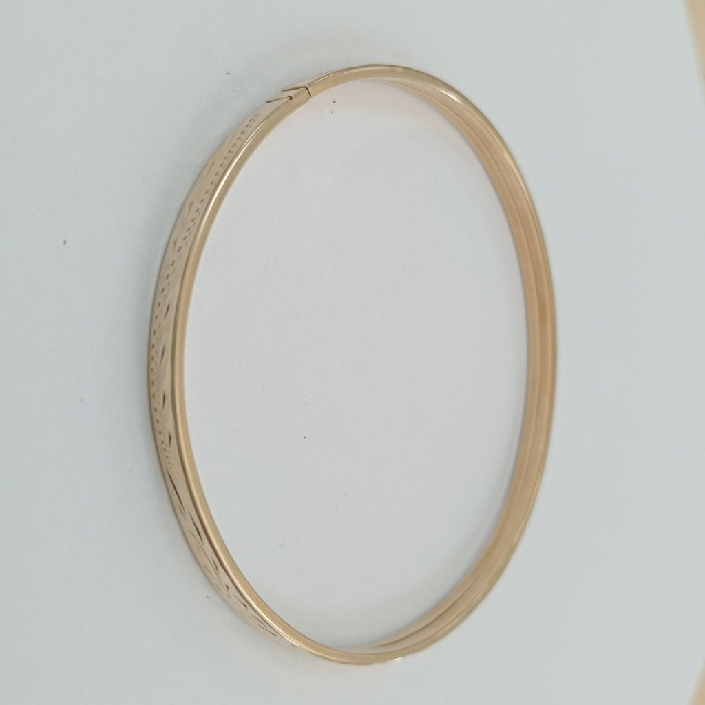 PULSERA RIGIDA ORO 10 K 5.9 GRMS (SEMINUEVO)