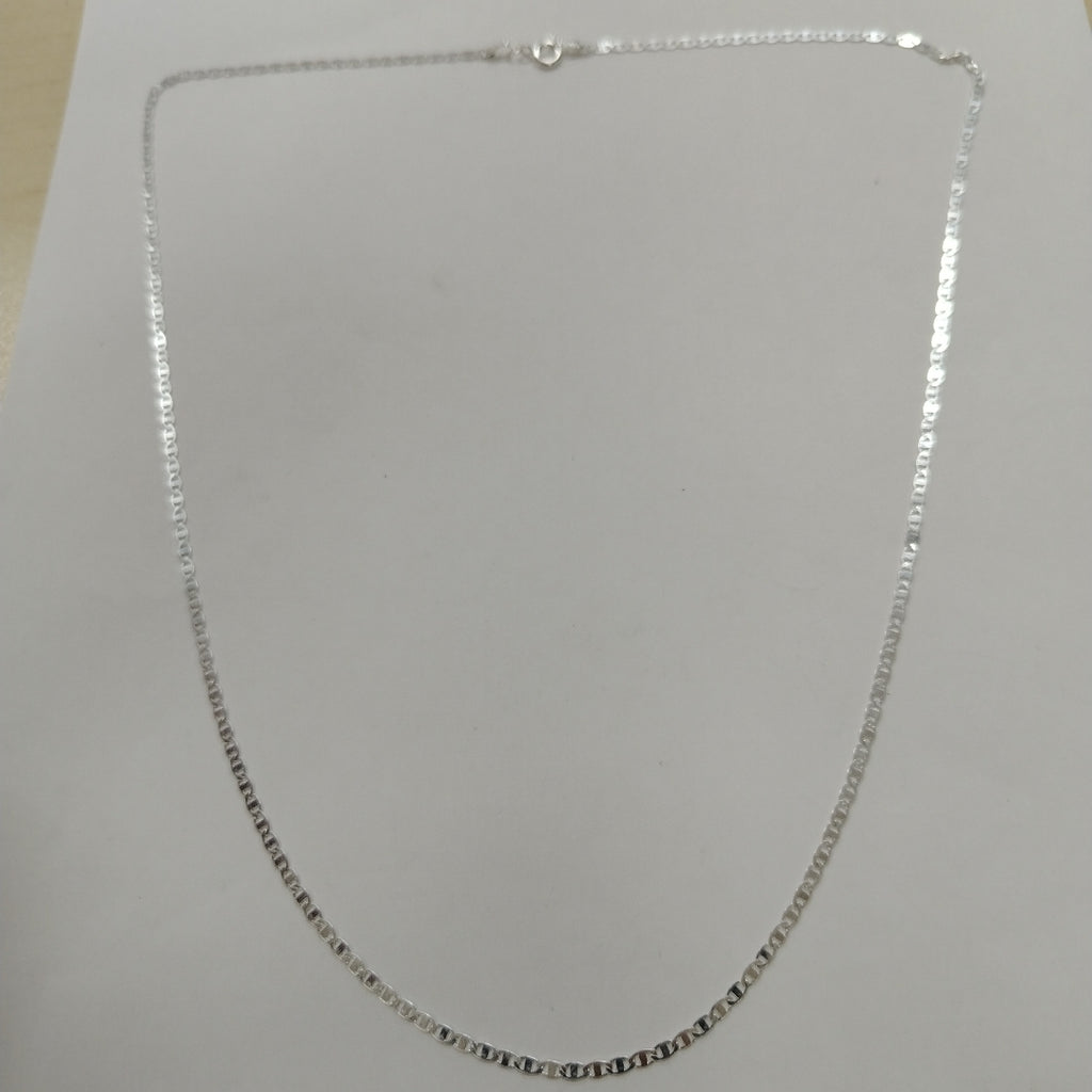 CADENA TEJIDO ESPEJO PLATA .925 60 CM 4.4 GR (NUEVO)
